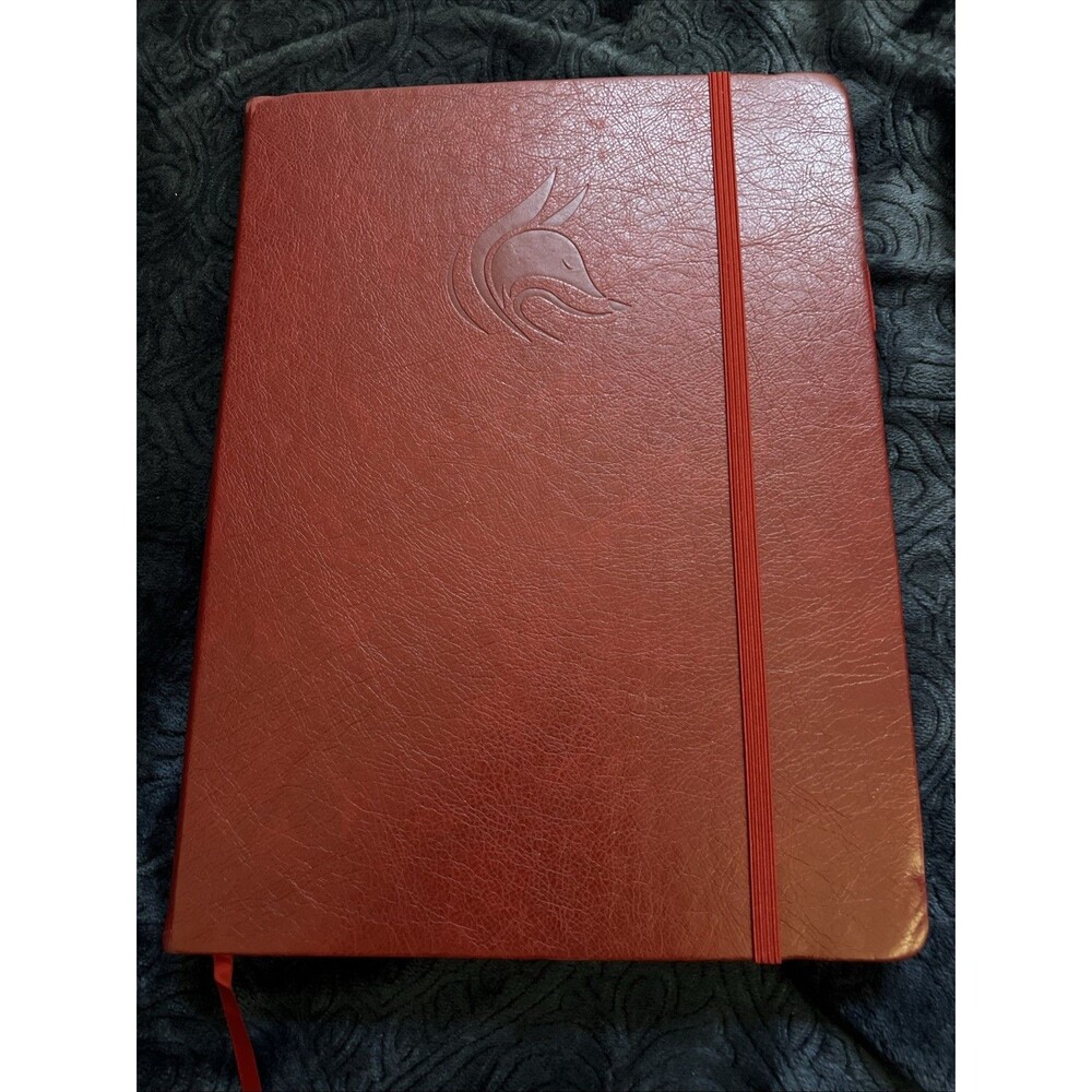 Clever Fox Notary Journal Notary Public Journal of Notarial Acts – Hardcover Red